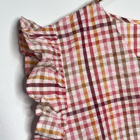 NWT Loft Outlet Checkered V Neck sleeveless Dress Medium - Picture 4 of 9